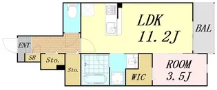 コート・ド・ボーヌ深江南南棟【1階】の間取り