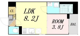 MAXIV CITY大阪吹田【4階】の間取り