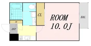 大阪府大阪市東淀川区東中島2丁目【アパート】の間取り