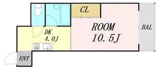 東洋プラザ高倉【1階】の間取り