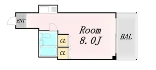 ユニオンハイツ【3階】の間取り