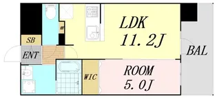 Grand Luce【6階】の間取り