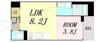 大阪府吹田市内本町3丁目【マンション】の間取り