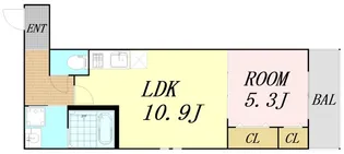 フジパレス リュクス【1階】の間取り