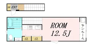カーサ フィオーレ【2階】の間取り