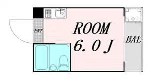 大阪府大阪市東淀川区柴島2丁目【マンション】の間取り