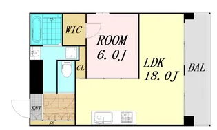 PHOENIX難波EAST【13階】の間取り