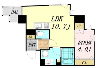 VALLY-4【5階】の間取り