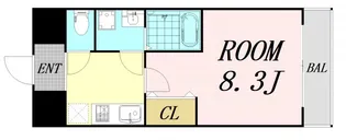 ロイヤルレジデンス新大阪【4階】の間取り