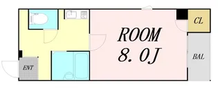 ラピス天満橋【3階】の間取り
