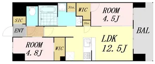 大阪府大阪市城東区関目3丁目【マンション】の間取り