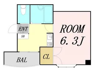 ル・シェル淡路【3階】の間取り