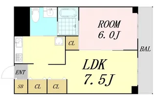 INOVE千里万博公園【5階】の間取り
