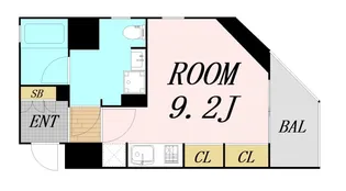 レジディア江戸堀【5階】の間取り