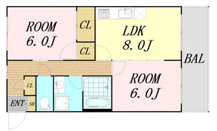 グランシャリオ【3階】の間取り