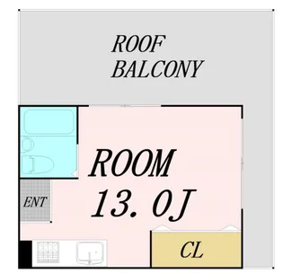 ハイツプライム【4階】の間取り