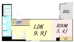 RET:umekita【2階】の間取り