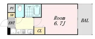エステムコート大阪城北天満の杜【5階】の間取り