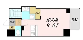 ホープ上新庄【3階】の間取り