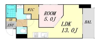 M.hills西本町【8階】の間取り