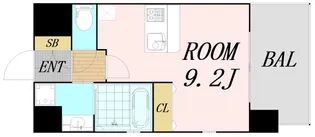 レオンコンフォート新梅田【3階】の間取り