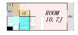 ルナコート塚本【5階】の間取り