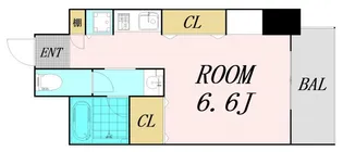 エル セレーノ九条【4階】の間取り