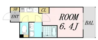 Metrosa谷町六丁目North【8階】の間取り