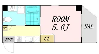 大阪府大阪市中央区久太郎町1丁目【マンション】の間取り