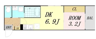 ソラーレ吹田【2階】の間取り