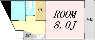 ビューラー山手【1階】の間取り