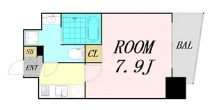 大阪府大阪市浪速区芦原1丁目【マンション】の間取り