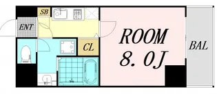 MT空堀【8階】の間取り