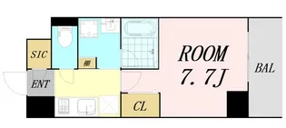 ロイヤルパークヒルズうめきた【5階】の間取り