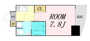 ラシーヌ日本橋【10階】の間取り