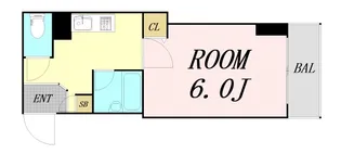 クィンシー江坂【5階】の間取り