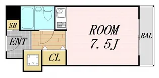 アメニティ塚本公園【5階】の間取り