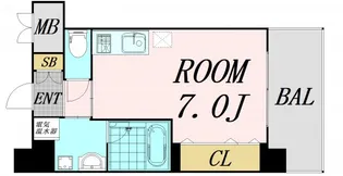 プリモディーネ福島【6階】の間取り