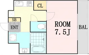 グリーンピアー京橋【4階】の間取り
