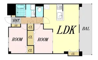 ISM大阪城公園【4階】の間取り
