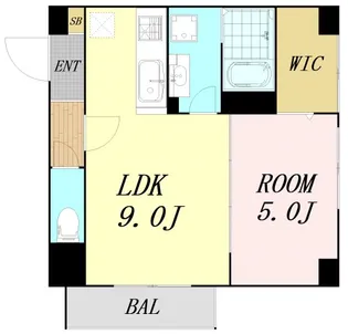 アリビラ鶴橋【4階】の間取り