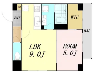 アリビラ鶴橋【1階】の間取り