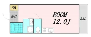 ライフデザイン江戸堀【2階】の間取り