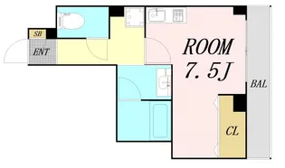 プリエール新大阪サウス【8階】の間取り