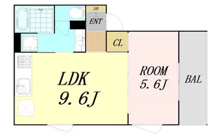 Jinパレス井高野【3階】の間取り