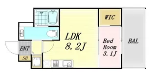 ARISTO扇町【11階】の間取り