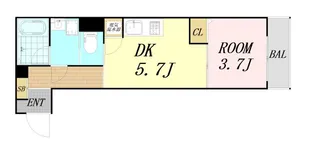 EIJU TSUKAMOTO【2階】の間取り