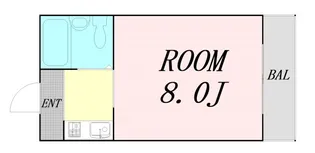 マキノマンション【2階】の間取り