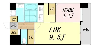 ES-Grande大阪City Avenue【6階】の間取り