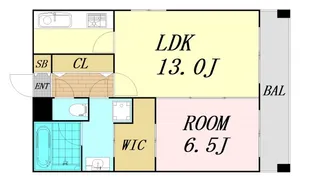 CITY SPIRE幸町【10階】の間取り